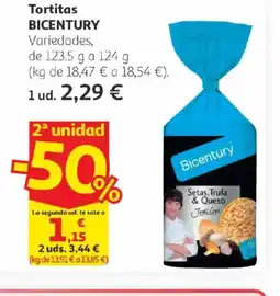 Alcampo BICENTURY Tortitas oferta