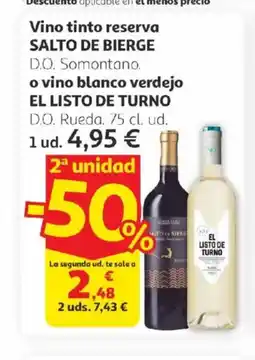 Alcampo SALTO DE BIERGE Vino tinto reserva oferta