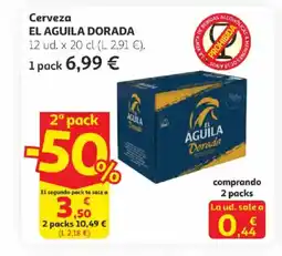 Alcampo EL AGUILA DORADA Cerveza oferta