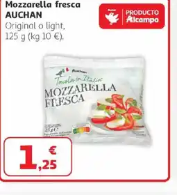 Alcampo AUCHAN Mozzarella fresca oferta