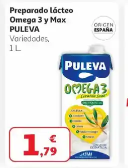 Alcampo PULEVA Preparado lácteo Omega 3 y Max oferta