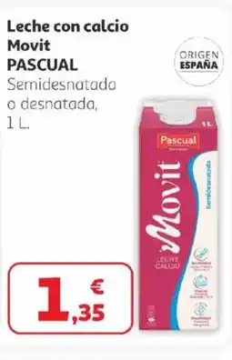 Alcampo PASCUAL Leche con calcio Movit oferta