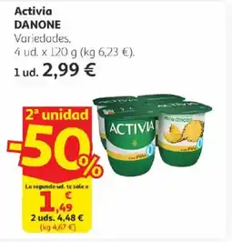 Alcampo DANONE Activia oferta
