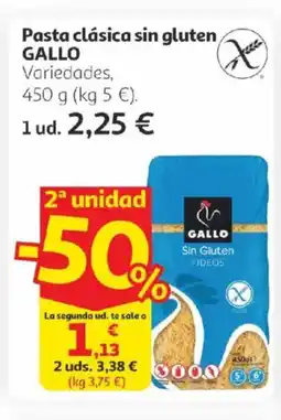 Alcampo GALLO Pasta clásica sin gluten oferta