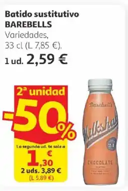 Alcampo BAREBELLS Batido sustitutivo oferta