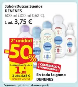 Alcampo DENENES Jabón Dulces Sueños oferta