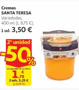Alcampo SANTA TERESA Cremas oferta