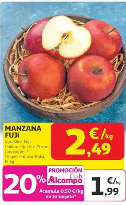 Alcampo Manzana fuji oferta