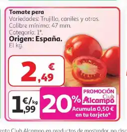 Alcampo Tomate pera oferta