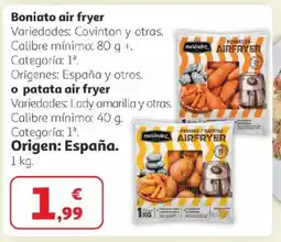 Alcampo Boniato air fryer oferta