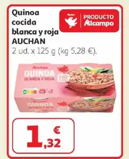 Alcampo AUCHAN Quinoa cocida blanca y roja oferta