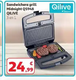 Alcampo QILIVE Sandwichera grill Midnight Q5948 oferta