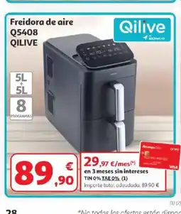 Alcampo QILIVE Freidora de aire Q5408 oferta