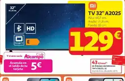 Alcampo TV 32" A2025 oferta