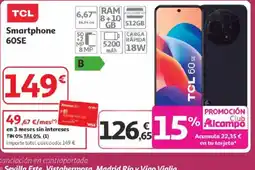 Alcampo TCL Smartphone 60SE oferta