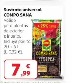 Alcampo COMPO SANA Sustrato universal oferta
