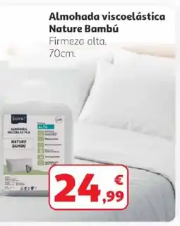 Alcampo Almohada viscoelástica Nature Bambú oferta