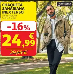 Alcampo INEXTENSO Chaqueta sahariana oferta