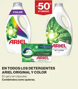 Supercor En todos los detergentes ariel original y color oferta