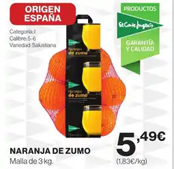 Supercor Naranja de zumo oferta
