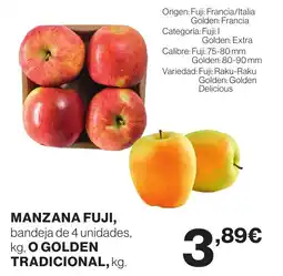 Supercor Manzana fuji o golden tradicional oferta