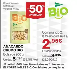 Supercor Anacardo crudo bio oferta