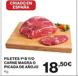 Supercor Filetes 1a b y/o carne magra o picada de añojo oferta