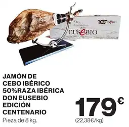 Supercor Jamón de cebo ibérico 50%raza ibérica don eusebio edición centenario oferta