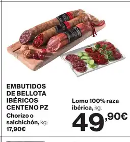 Supercor Embutidos de bellota ibéricos centeno pz oferta