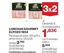 Supercor ELPOZO 1954 Lonchas gournet oferta
