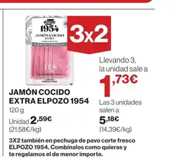 Supercor ELPOZO 1954 Jamón cocido extra oferta