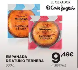 Supercor Empanada de atún o ternera oferta