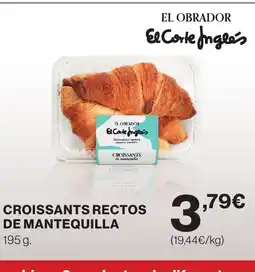Supercor Croissants rectos de mantequilla oferta