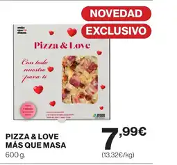 Supercor Pizza & love más que masa oferta