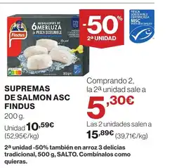 Supercor FINDUS Supremas de salmon asc oferta