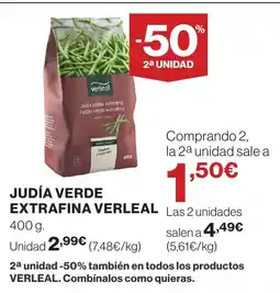 Supercor VERLEAL Judía verde extrafina oferta