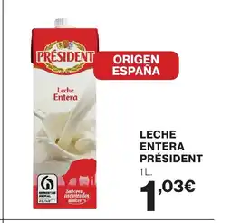 Supercor PRÉSIDENT Leche entera oferta