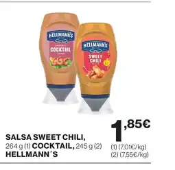 Supercor HELLMANN'S Salsa sweet chili oferta