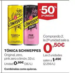Supercor SCHWEPPES Tónica oferta
