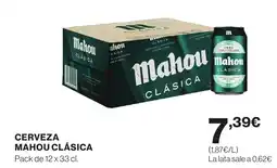 Supercor MAHOU CLÁSICA Cerveza oferta