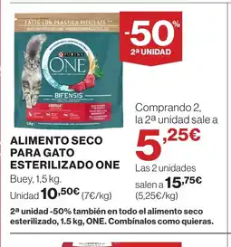 Supercor ONE Alimento seco para gato esterilizado oferta