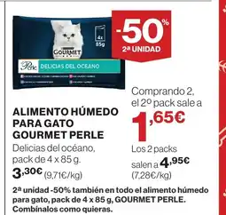 Supercor Alimento húmedo para gato gourmet perle oferta