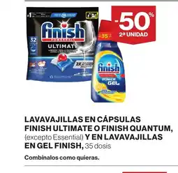 Supercor Lavavajillas en cápsulas finish ultimate o finish quantum oferta