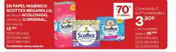 Supercor En papel higiénico scottex megarollo oferta