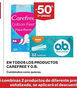 Supercor CAREFREE En todos los productos oferta