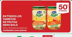 Supercor HERO SOLO En todos los tarritos de frutas oferta