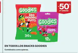 Supercor GOODIES En todos los snacks oferta