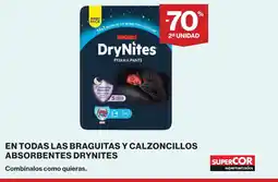 Supercor DRYNITES En todas las braguitas y calzoncillos absorbentes oferta