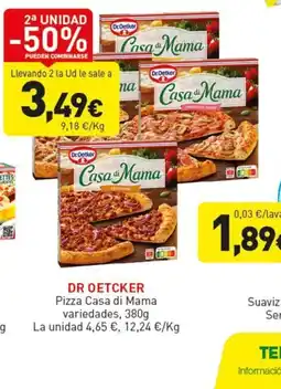 Hiperber DR OETKER Pizza Casa di Mama variedades oferta