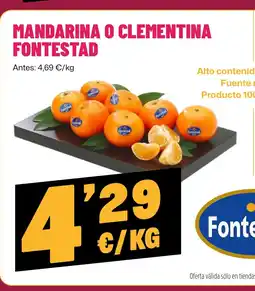 AhorraMas Mandarina o clementina fontestad oferta